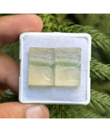 AAA+ Natural Hand carved Rainbow Fluorite Gemstone, Pair Jewelry Making ... - €13,68 EUR