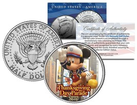 Mickey Mouse 2009 Balloon Nyc Thanksgiving Day Parade Authentic Jfk Half Dollar - £8.29 GBP