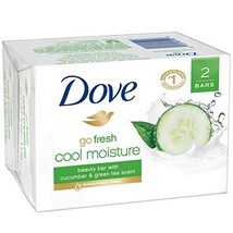 Dove go fresh Beauty Bar Cucumber and Green Tea 4 oz, 2 Bar (Pack of 3) - £37.56 GBP