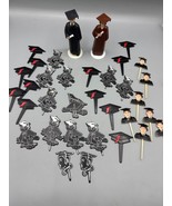 Graduation Themed Cupcake &amp; Cake Toppers Set - $163.06 MXN