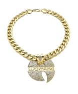 Iced Hip Hip Wu Tang Pendant 18&quot;,20&quot;,24&quot; Various Cuban Chain Fashion Nec... - £32.01 GBP+