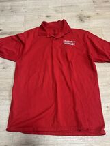 Charlestown Townies Vtg Red Polo Shirt Size L Boston Dorchester Southie BPD - $21.78
