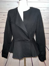 Cabi Agency Peplum Jacket 6 Style 3549 Blazer Suit Ponte Knit Coat Lined... - $36.23