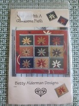 NEW Betty Alderman GARDEN WITH A CHECKERED PATH Pattern - 35&quot; x 42&quot; - $5.94
