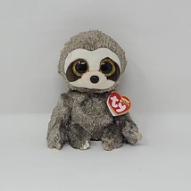 TY Beanie Boos 6&quot; DANGLER the Sloth Plush Stuffed Animal Toy Ty Heart Tags - £7.81 GBP