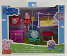 Peppa Pig - Peppa&#39;s Adventures Bedtime with Peppa Accessory Set - £20.33 GBP