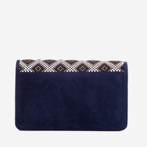 The Nampula Navy Blue Glitter Leather Handbag image 4