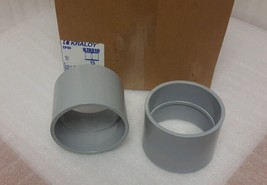 KRALOY CP40 078010 4&quot; PVC COUPLING (LOT OF 14) NEW IN BOX $49 - £28.65 GBP