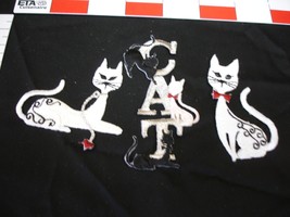 Vintage Cat Patches set of four - $12.86