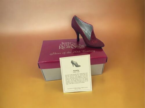 Primary image for JUST THE RIGHT SHOE Pastiche #25048 Collectable Shoe Figurine COA Burgandy
