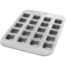 USA Pan Bakeware Aluminized Steel Brownie Bite Pan, 20 Well - $59.99