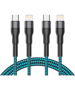 USB C to Cable [6FT 2Packs], Nylon Braided PD Fast Charging Syncing Cord - £8.37 GBP