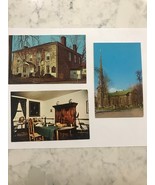 3 New Kingston, NY New York Postcards Dutch Church, Senate Rm. &amp; Old Sle... - €3,45 EUR