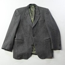 Vtg Oakton Medium 40R 42R Blue Brown Tweed Blazer Suit Jacket Sport Coat - $83.17 CAD