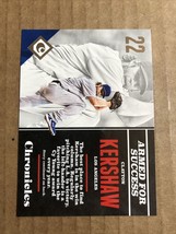 2017 Panini Chronicles Baseball #69 CLAYTON KERSHAW Los Angeles Dodgers - £1.27 GBP