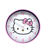 Hello Kitty Sanrio Wall Clock 9.5 inch  Pink - $355.24 MXN