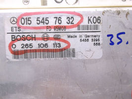 95-96  MERCEDES BENZ C220/C250D   A.B.S./TRACTION/CONTROL MODULE/ETS image 2