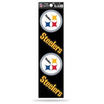 Rico Industries NFL Die Cut 4-Piece The Quad Sticker Sheet, Pittsburgh S... - £19.76 GBP