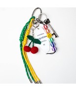 Cherry Pop Beaded Keychain Bag Charm - $34.33 CAD