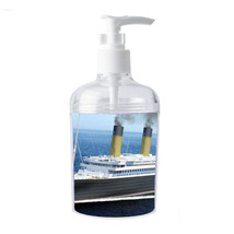 Titanic Ship Full Color Soap / Hand Sani. Refillable Dispenser Not just a label! - £10.05 GBP