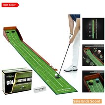 Portable Golf Putting Mat with Automatic Ball Return - Gift for Enthusiasts - $130.63