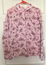 Old Navy Floral Pink Button-Up Shirt Size XL - $18.10