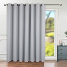 Bgment Fashion Sliding Door Curtain 100 X 84 Inches, Wide Thermal Blackout - £30.78 GBP