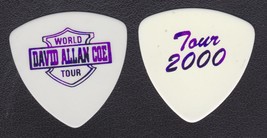 DAVID ALLAN COE WORLD TOUR 2000 GUITAR PICK CONCERT OUTLAW COUNTRY BIKER... - £78.62 GBP