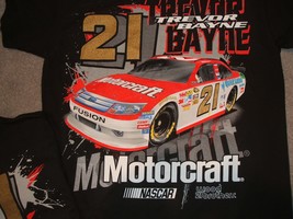 Trevor Baynes #21 Ford Fusion-500 Winner on Large Black tee shirt - $403.68 MXN