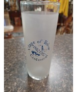 Village Of Bolivar NY Centennial Drinking Glass Frosted  1882-1982 - $27.05 CAD