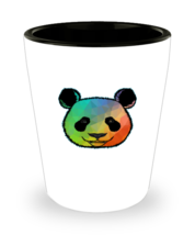 Shot Glass Party Funny Cute Panda Face Animal  - £15.77 GBP