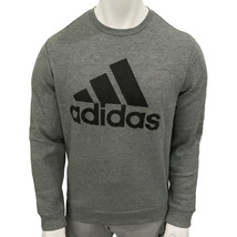 Nwt Adidas Msrp $59.99 Mountain Men&#39;s Gray Long Sleeve Crew Neck Sweatshirt S M - $22.49