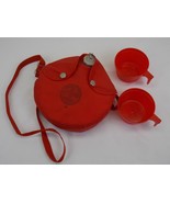 Vintage BSA Canteen by Regal with Red BSA Cloth Cover and 2 mess cups BO... - €13,01 EUR