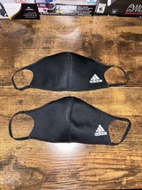 2 Pack! Adidas Face Mask Cover 100% Authentic Unisex Adult Size M\L Black Yeezy - £7.98 GBP