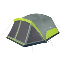 Coleman Skydome™ 8-Person Camping Tent w/Screen Room, Rock Grey - 2000037524 - £240.54 GBP