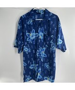 Pacific &amp; Co Shirt Adult Mens Size Large Hawaiian Aloha  Floral ShortSle... - $22.79 CAD