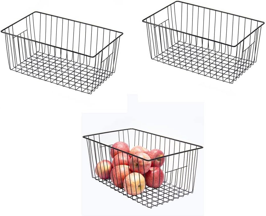 16Inch Freezer Wire Storage Organizer Baskets, Household Refrigerator, B... - $39.99