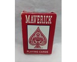 Red Maverick Poker Size Playing Cards Hoyle Products - £4.90 GBP