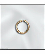 6mm Gold Filled OPEN 18g Jump Rings (10) - $140.04 MXN