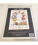 Longaberger WILD WACKY FRIENDS Vtg (681261-000) Counted Cross Stitch Kit... - £21.92 GBP