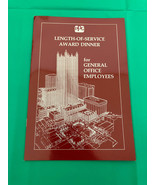 PPG length of service award dinner for general office employees booklet - $27.08 CAD