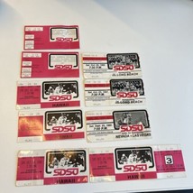 1981/82 SDSU San Diego State Aztecs Ticket Lot Wyoming, Hawaii, UNLV, Ca... - £19.67 GBP