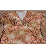 WOMENS DRESS CASUAL LEOPARD PATTERN V NECK LOW CUT SHIRT BLOUSE EXTRA LA... - $291.15 MXN WOMENS DRESS CASUAL LEOPARD PATTERN V NECK LOW CUT SHIRT BLOUSE EXTRA LA... - $291.15 MXN