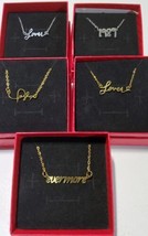 TS. Music Theme 17"Necklace Taylor,1989, Evermore, Lovers, Stainless Steel - $32.50