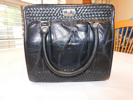Unbranded Hand/Shoulder Bag Crossbody Purse Black **spots Pre-owned - $25.73