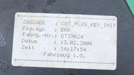 06-07 BMW 750i ECM ECU DME Engine Control Module 7549700 & Ignition Switch  image 7