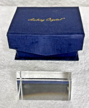 Amlong Crystal Triangle Prism in Box Used 2 1/4 x 1 1/4 Original Box - $14.85