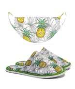 Chochili Men Trendy Pineapple Home Garage Kitchen Dorm Slippers and Mask... - £11.09 GBP