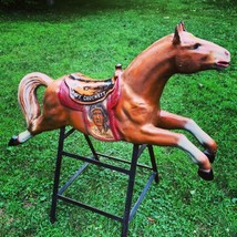 1950s Davy Crocket Coin-Op Mounted Kiddie Store Riding Horse No Guts  - £793.80 GBP