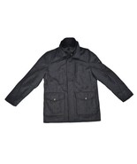 T - Tech Tumi Waterproof Wool Coat - Charcoal Quilted Lining Size Large - $1,078.28 MXN